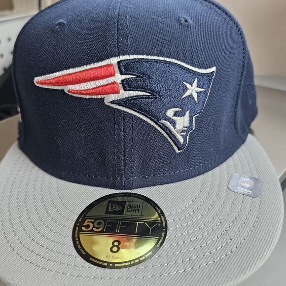 Hat Club Size 8 Patriots NFL Pinky Collection Pink Bottom NOS Super Bowl 36‎ - Picture 11 of 12